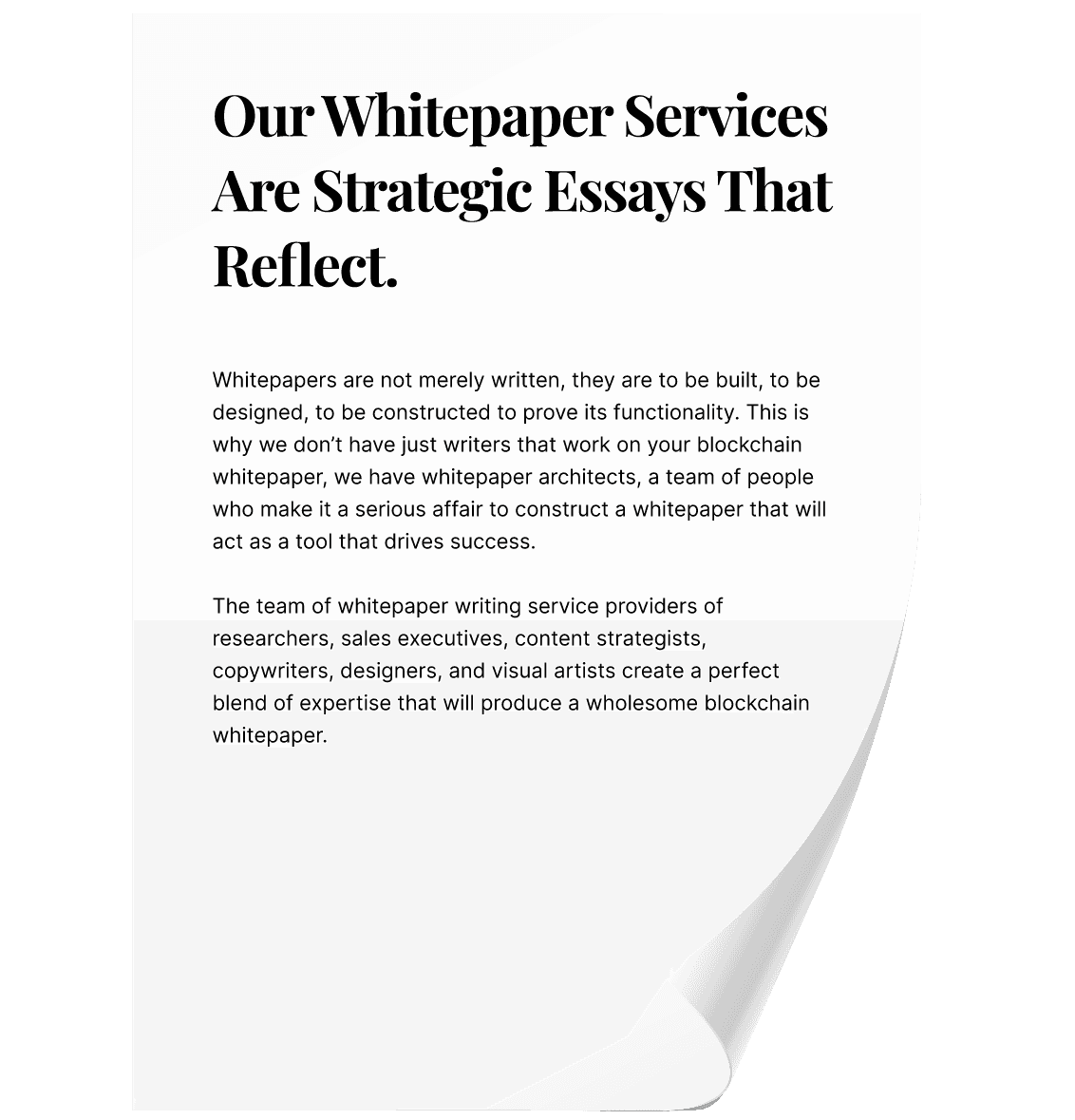 Blockchain Whitepaper Writing